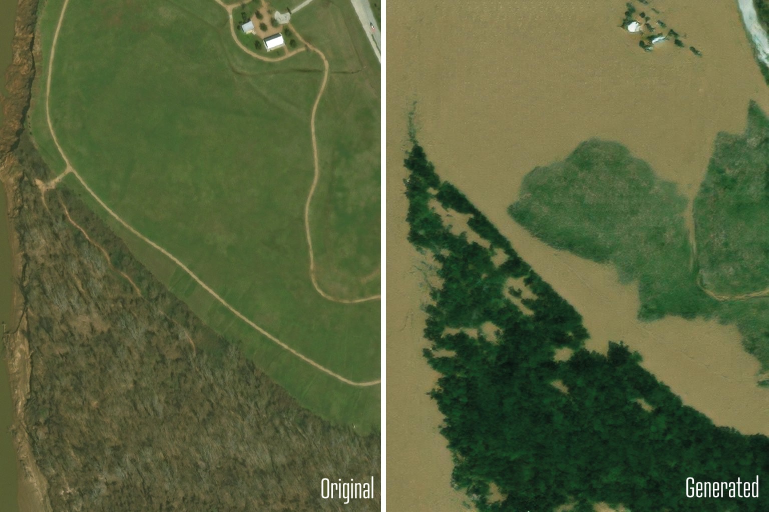 New AI-Powered Tool Creates Accurate Satellite Visuals of Flooded Areas Before Disasters Hit